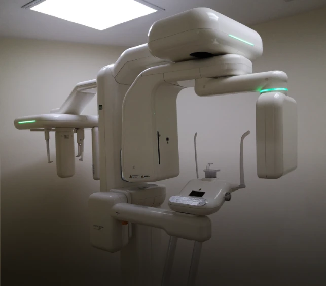 A modern, high-tech CBCT Scan Machine in a clinic